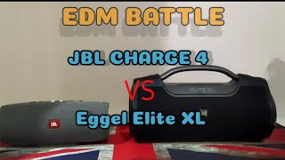 Eggel Elite Xl VS JBL Charge 4 test lagu EDM Adu Speaker  EDM battle Bass test [upl. by Boutis109]