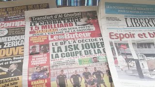 Revue de presse  La JSK gagne la Partie de la participation à la Coupe de la Caf  à Suivre [upl. by Corneille]