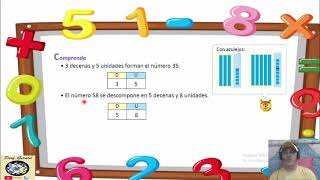 24 UTILICEMOS UNIDADES Y DECENAS 1º GRADO [upl. by Crandale]