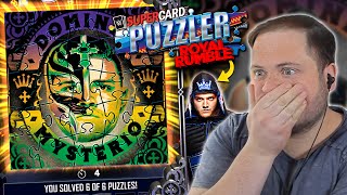 CAN I GET DOMINIK MYSTERIO ROYAL RUMBLE PUZZLERS  WWE SuperCard Season 7 [upl. by Elleuqar]