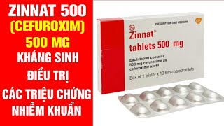 Zinnat 500mg  Cefuroxim 500mg  Thuốc Zinnat 500mg Kháng Sinh Đặc Trị Một Số Bệnh Nhiễm Khuẩn [upl. by Ylrebmik702]