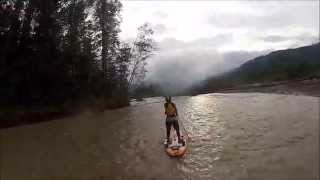 Nooksack River Surfing quotLog Jamquot [upl. by Ayotnahs744]