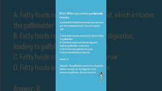 Cholecystitis and cholelithiasis NCLEXRNPN Questions amp Answers with Rationals [upl. by Small]