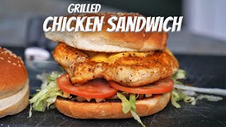 Chicken Sandwich  ASMR  Griddle Cooking [upl. by Dorrej330]