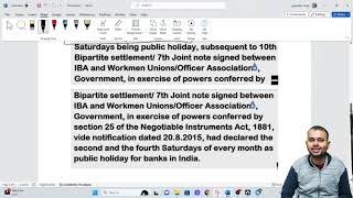 5 Day Banking Update  News  RTI  Union  Govt [upl. by Christabella]