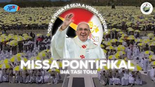 PAPA FRANCISCO PREZIDE MISA PONTIFIKAL IHA TASITOLU [upl. by Ecirtael]