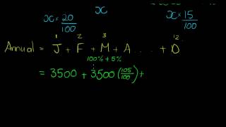 Geometric series word problem [upl. by Asyla]