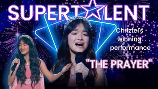 SUPERTALENT FILIPINA CHRIZTEL RENAE ACEVEDA PERFORMED A SURPRISING RENDITION OF THE PRAYER viral [upl. by Clarise]