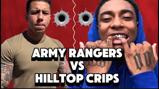 Army Rangers VS Crips Drill Beef [upl. by Hcib]