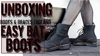 Bat Boots UNBOXING  TRY ON feat Wonderland13 I BootsampBraces England I Mademoiselle Tineoidea [upl. by Dowling]