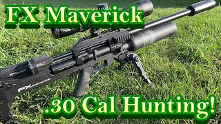 FX Maverick Sniper amp Compact in 30 Caliber  Airgun Hunting [upl. by Ylebmik337]