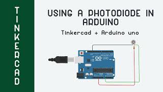 Using a photodiode in Arduino Turn on leds using a photodiode [upl. by Ahsoyem]