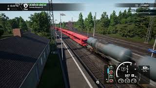 TSW 4 ca 360m Güterzug rasen zum Ziel 🚆 [upl. by Arukas]