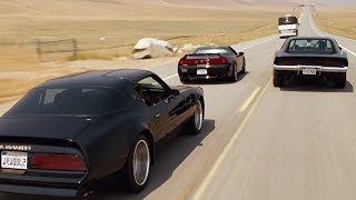 FAST and FURIOUS 4  Ending Chase Charger NSXR amp Trans Am vs Bus MC9 1080HD [upl. by Arihaj]