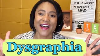 How To Recognize DYSGRAPHIA  Common Types of Learning Disabilities [upl. by Rivalee]