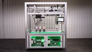 Filling Capping demo machine  made by Schneider Electric [upl. by Oiratno]