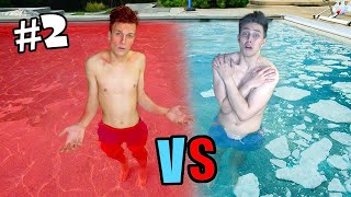 Desafío Piscina CALIENTE vs FRÍA parte 2 [upl. by Madlin]