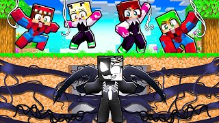 ¡CAZADORES vs VENOM en Minecraft 😱🔪 [upl. by Eelanna]