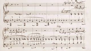 Gustav Mahler  Lieder eines fahrenden Gesellen 1885 Manuscript [upl. by Thetos]