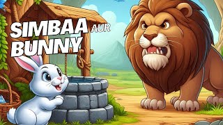 शेर और खरगोश की कहानी  Lion and Rabbit Story for Kids Hindi [upl. by Ahcsap]