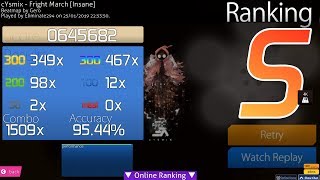 osumania 4K  Fright March  Full Clear [upl. by Edyth]