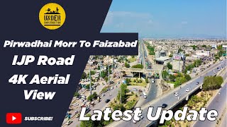 Pirwadhai Morr To Faizabad IJP Road Construction updateDrone 4K Aerial View ijproad construction [upl. by Firman740]