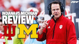 Indiana vs Michigan Review  PFF Grade Release Show [upl. by Yssis]