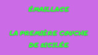 émaillage  première couche de sigillée [upl. by Hsilgne222]