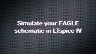 EAGLELTspice IV Interface [upl. by Eelirrem292]