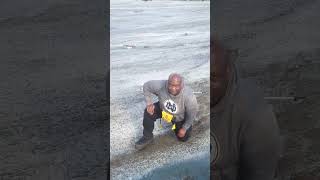 Drinking Glacier Water 💧 alaskancruise tourism alaska glacier [upl. by Jarred]