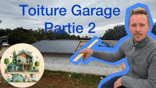 Épisode 14  Toiture Garage  partie 2 [upl. by Htiderem300]