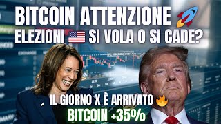 🚨 BITCOIN CI SIAMO 🇺🇸 COSA SUCCEDERÀ DOPO LE ELEZIONI SI VOLA O SI CADE 😱 [upl. by Pisano]