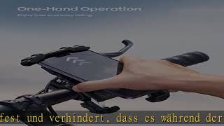 Lamicall Handyhalterung Fahrrad Handyhalter Motorrad  Universal 360° Fahrrad Halter für iPhone 14 [upl. by Innig253]