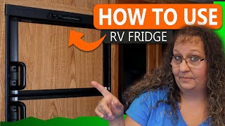 How to Operate Your Dometic RV Refrigerator  How To Use RV Fridge [upl. by Mientao]