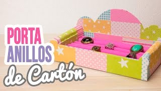 Organizador de Accesorios de Cartón  Para Anillos y Aretes ¡Con forma de Sillón Cartonaje Catwalk [upl. by Itsa]