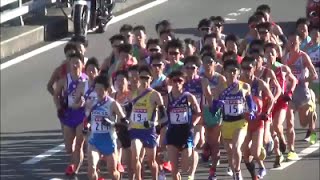 ニューイヤー駅伝2016 1区15km [upl. by Aihtennek]