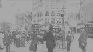 Broadway Tram New York City 1890s  Film 95145 [upl. by Akinod]