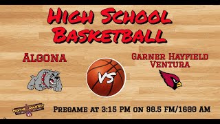 Algona Basketball vs Garner Hayfield Ventura [upl. by Garwin744]