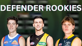 Defender Rookies YOU NEED  AFL SuperCoach 2024 [upl. by Hanschen]