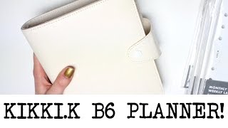 KikkiK B6 Planner First Look [upl. by Inalaehak]