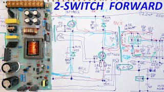 12V 50A 600W power supply  schematic amp how does it work [upl. by Reiniar]