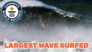 Largest Wave Surfed  Guinness World Records [upl. by Bruni]