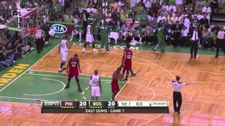 Celtics vs Sixers 2012 ECSF Game 7 part 3 [upl. by Eicirtap450]