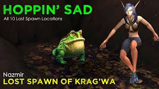 Hoppin Sad Achievement Guide  All 10 Lost Spawn of Kragwa Locations [upl. by Cicenia218]