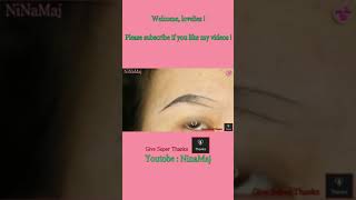 eyebrow tutorial eyebrows makeup beautiful brows eyebrow brow eyebrowpencil [upl. by Brunhilde]