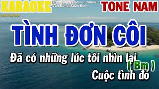 Karaoke Tình Đơn Côi Tone Nam Bm  Karaoke Beat  84 [upl. by Blumenfeld]