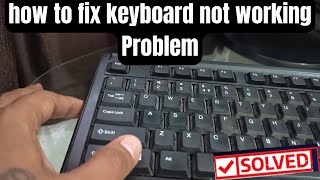 how to fix keyboard is not working problem on Windows 10  11 81 [upl. by Eiddal]