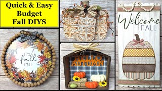 🍁QUICK amp EASY BUDGET FALL DIYS  Dollar Tree DIY  Fall Farmhouse Harvest Decor  Magnolia Design Co [upl. by Ahtenek]