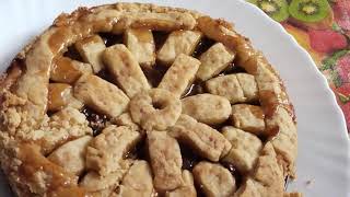 apple 🍎 recipe Eggless apple pie [upl. by Lledrev915]