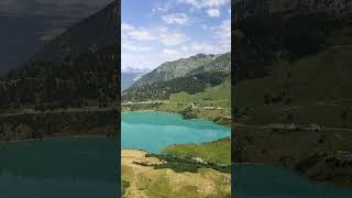 LAC DE ROSELEND  Panorama depuis la cabine anglaise [upl. by Nauqyt]